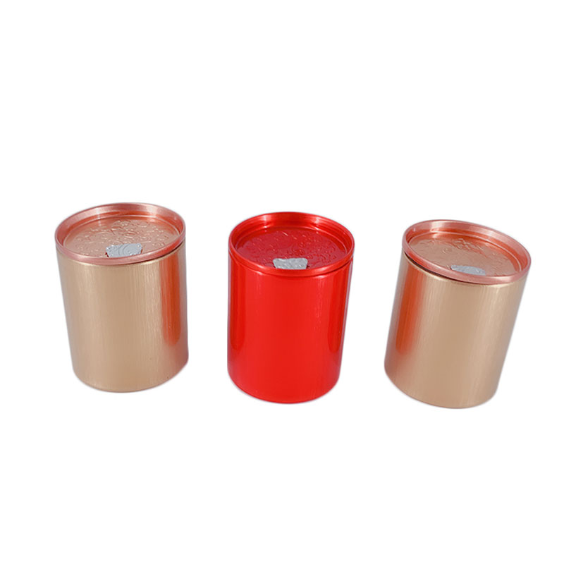 Snoep metalen verpakkingsdoos Eenvoudig te dragen thee kan 45 * 60 mm